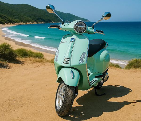 Vespa 125 cm3 - Gris vert